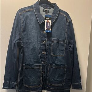 Women’s Dark Denim Jacket-Size L NWTO